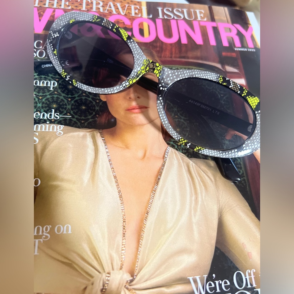 Snake print Steve Madden shades